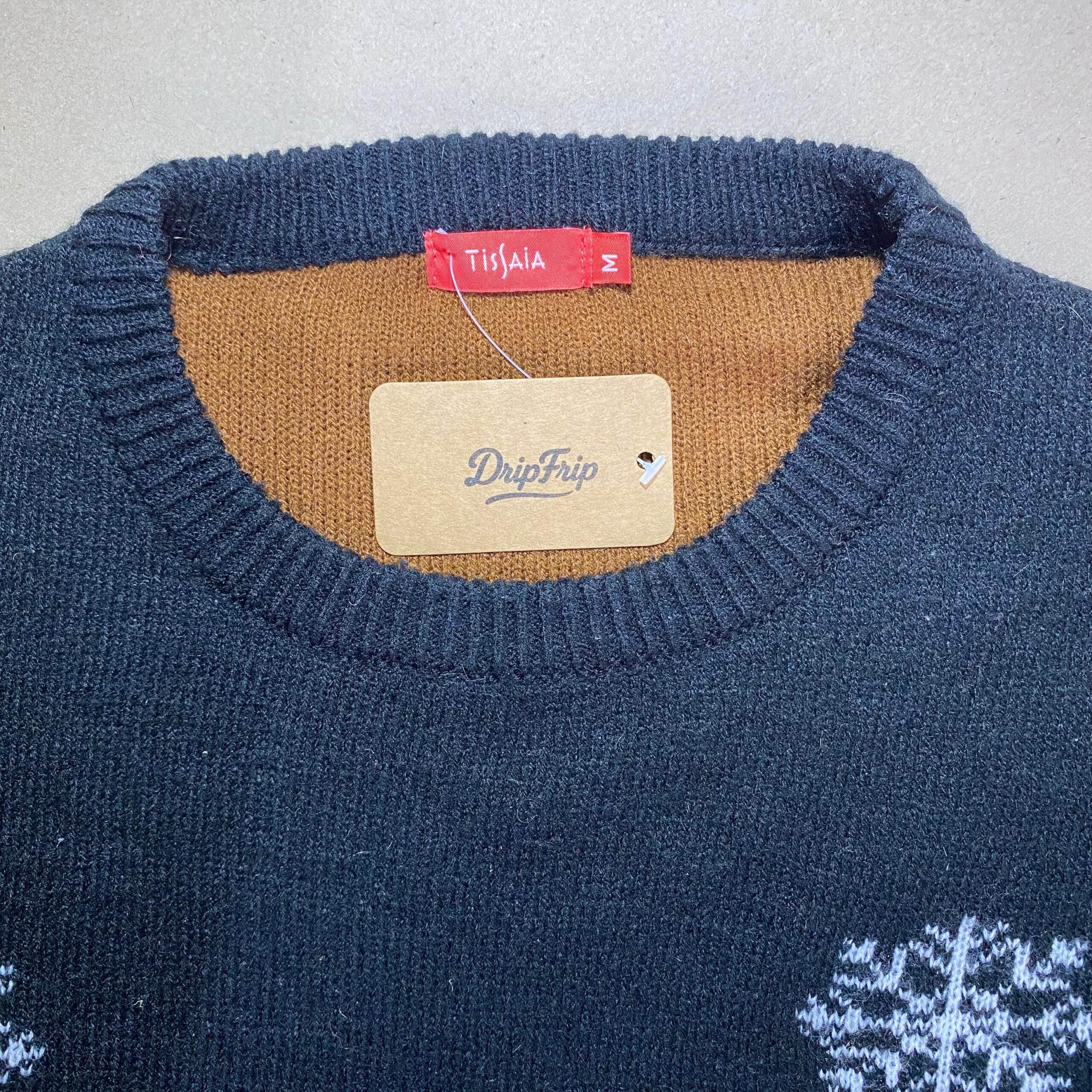 pull noël motif renne & flocons pull noël motif renne & flocons